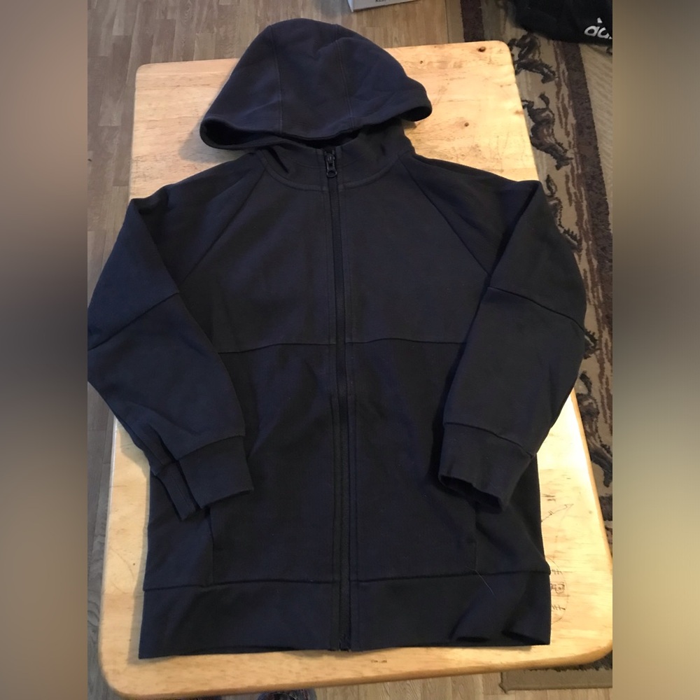 ATHLETIC WORKS black zip-up kids jacket-size M 8